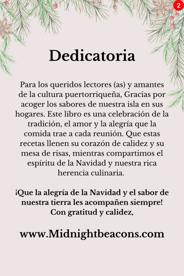 Recetas Navideñas de Puerto Rico (Libro Digital en Español) - Imagen 2