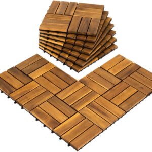 Azulejo Decorativo 10 Piezas (12"x12") Color Natural